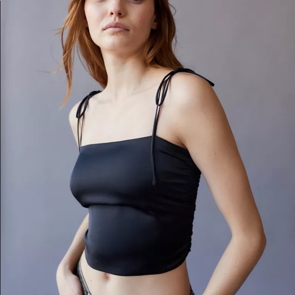 Urban Outfitters Silk Bella Tie-Shoulder Cami NWT